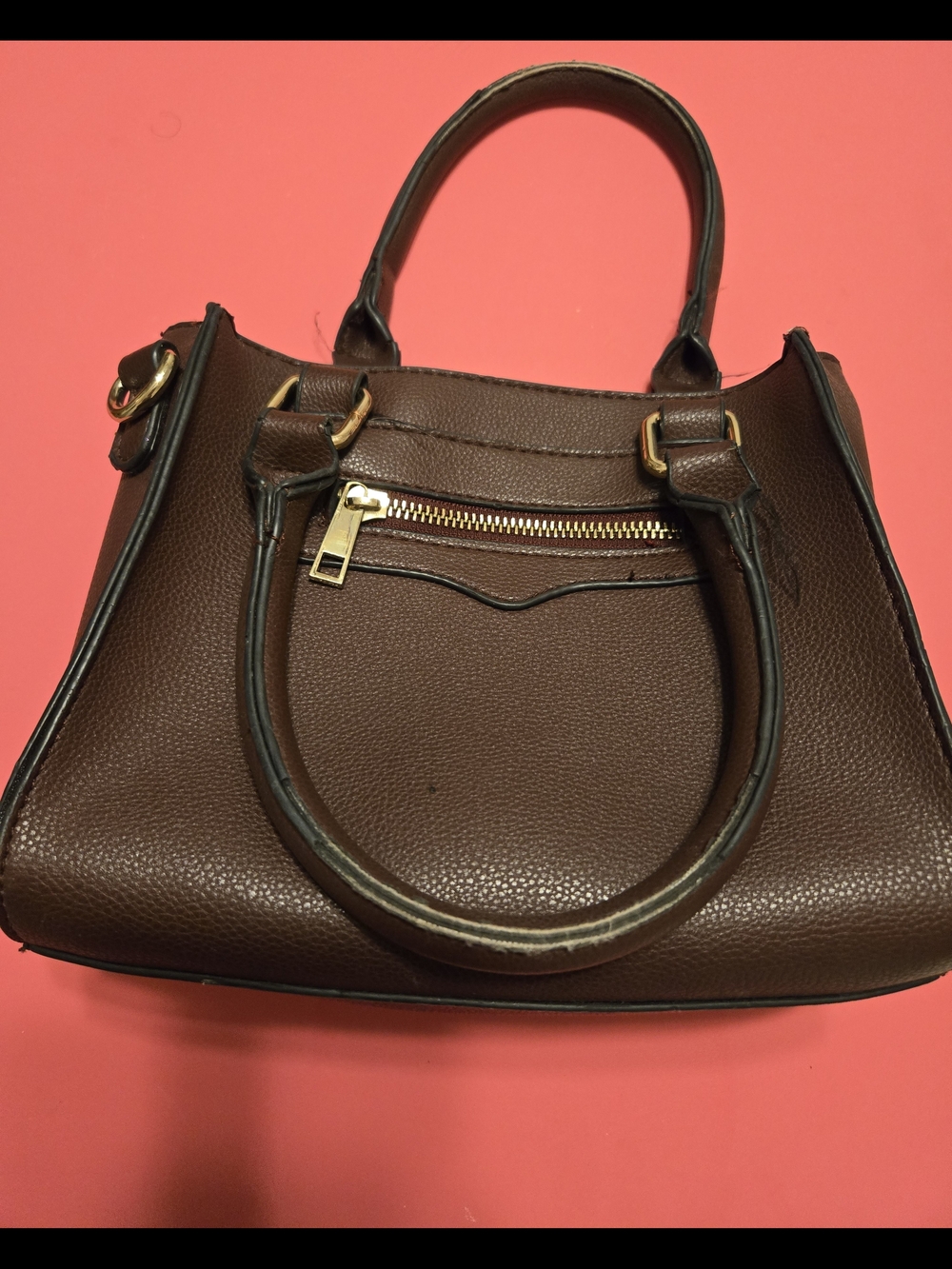 Classic Merlot Small Satchel Handbag
